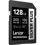 Lexar 128GB Professional Silver Plus UHS-I SDXC Memory Card