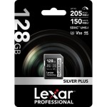 Lexar 128GB Professional Silver Plus UHS-I SDXC Memory Card