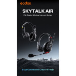 Godox SkyTalk Air 5S 5-Person Full-Duplex Wireless Intercom Headset System