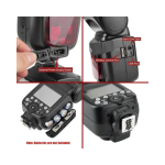 Godox TT685N Thinklite TTL High-Speed Sync Speedlite Flash for Nikon Cameras – Black