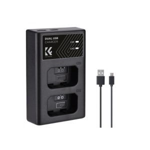K&F Concept Dual Slot Quick Charger for NP-FW50