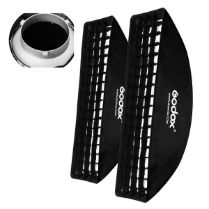 Godox 22x90cm 9"x 35" Grid Softbox Strip Softbox Strip Box