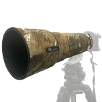 Juntu Camouflage Lens Coat for Sony FE 200-600mm F5.6-6.3 G OSS Telephoto Lens Nylon Protective Case Rain Cover