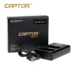 CAPTOR EN-EL15 Camera Battery Charger for Dual Slot Charger
