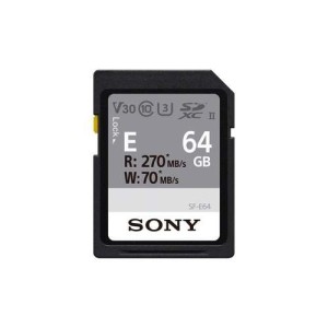 Sony 64GB 270mbps SF-E Series UHS-II SDXC Memory Card
